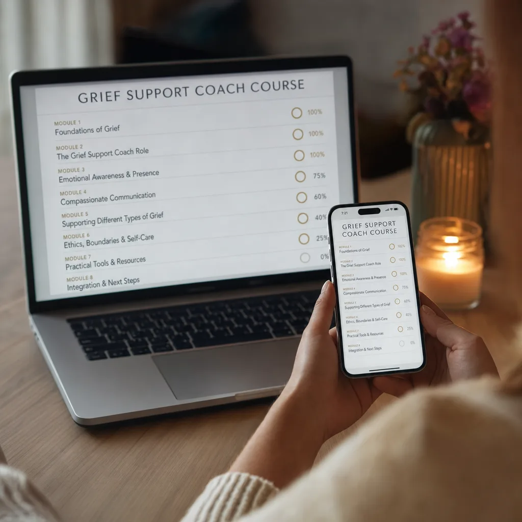 The complete course: 8 modules and 42 lessons in the Solace platform