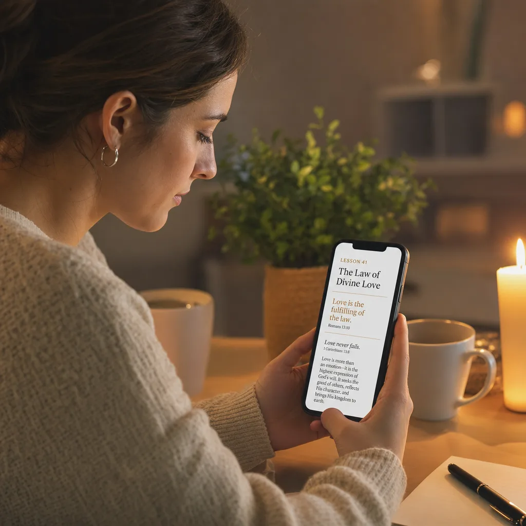 Read the lessons on your phone